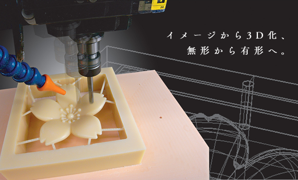 イメージから3D化、無形から有形へ。